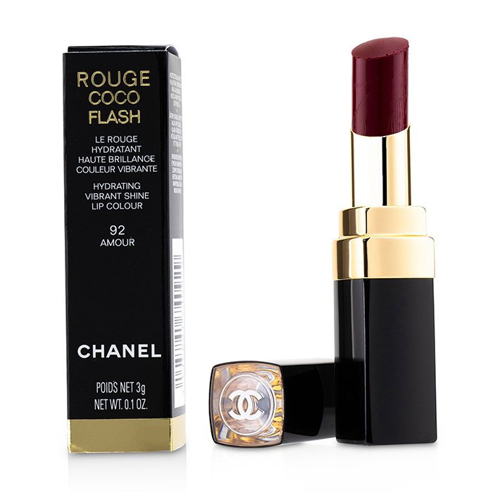 Chanel Rouge Coco Flash Le Rouge Hydratant Haute Brillance Couleur Vibrante  - 92 Amour - 3G
