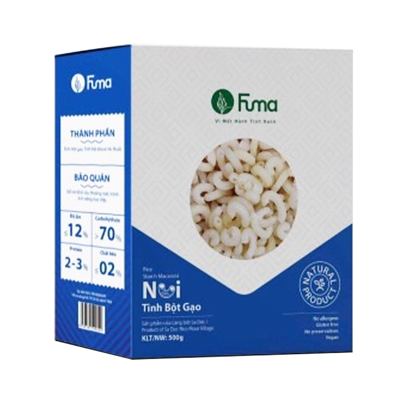 NUI GẠO TRẮNG FUMA THUẦN TỰ NHIÊN 500GR