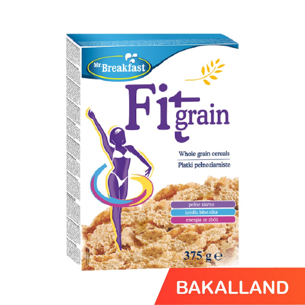 BÁNH NGŨ CỐC BAKALLAND FIT GRAIN  - HỘP 375GR