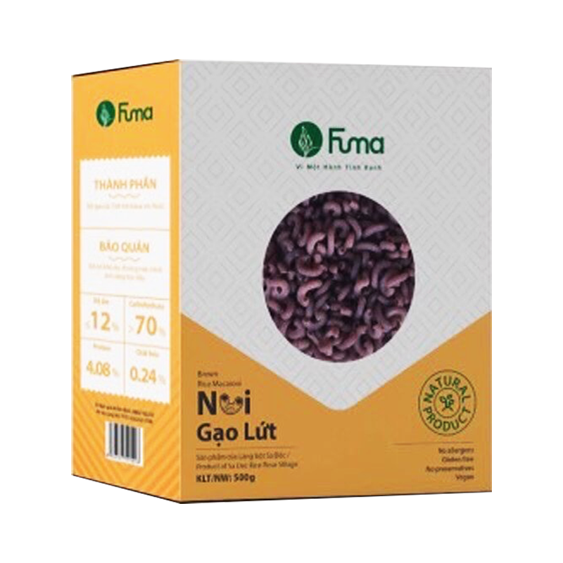 NUI GẠO LỨT FUMA THUẦN TỰ NHIÊN 500GR