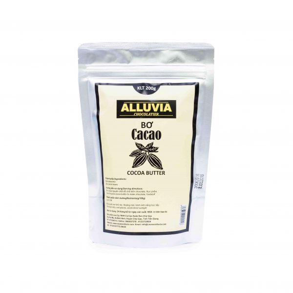 BỘT BƠ CA CAO NGUYÊN CHẤT ALLUVIA 200G