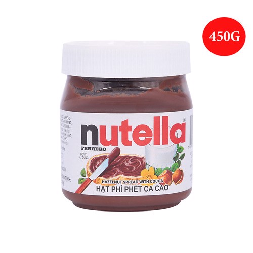BƠ HẠT PHỈ CACAO NUTELLA 450G