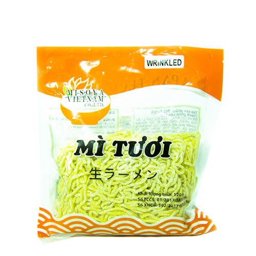 MỲ RAMEN TƯƠI SỢI XOẮN MISOYA 120G