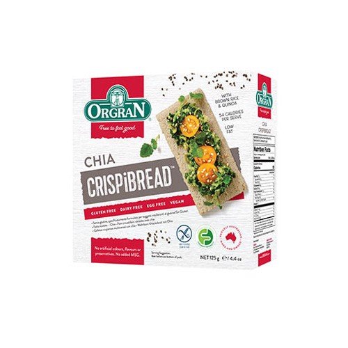 BÁNH QUY NƯỚNG VỚI BỘT HẠT CHIA ORGRAN 125G