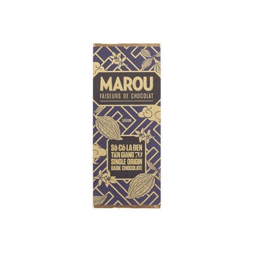 SOCOLA ĐEN MAROU TIỀN GIANG 70% CACAO 24G