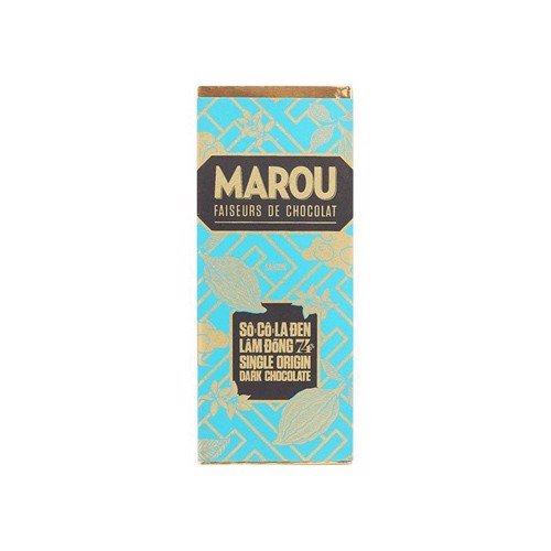 SOCOLA ĐEN MAROU LÂM ĐỒNG 74%  CACAO 24G