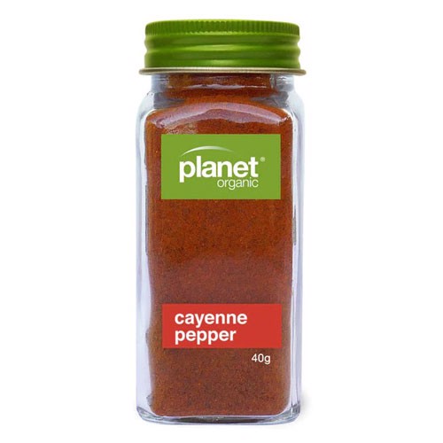 BỘT ỚT CAYENNE HỮU CƠ PLANET ORGANIC 40G