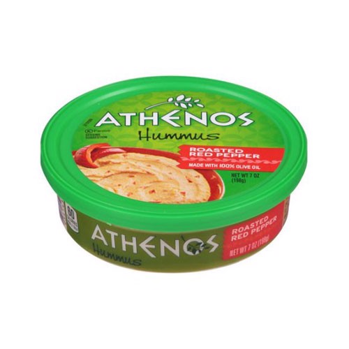 SỐT HUMMUS ỚT ĐỎ ATHENOS 198G