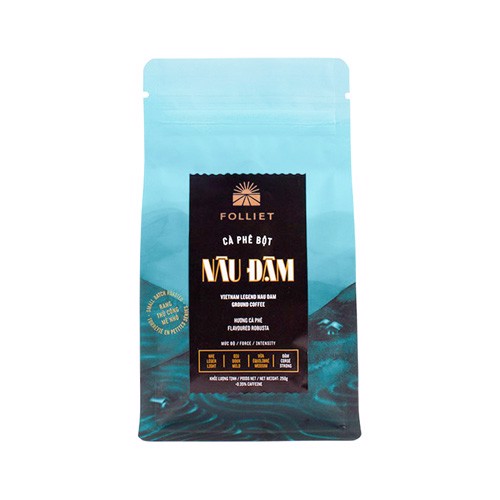 BỘT CÀ PHÊ NÂU ĐẬM FOLLIET 250G