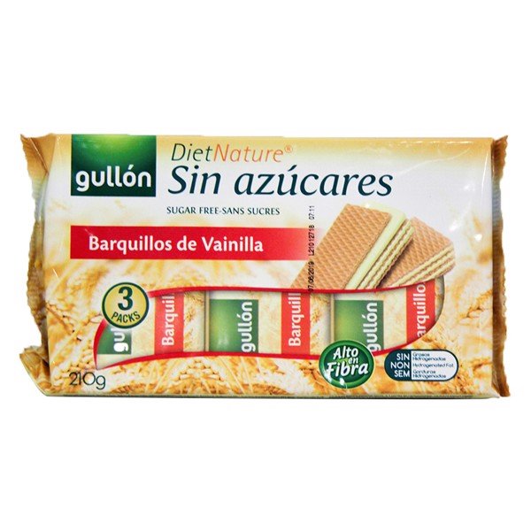 BÁNH XỐP VANI ĂN KIÊNG KHÔNG ĐƯỜNG GULLON 210G