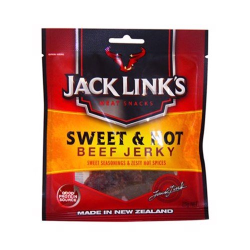 JACK LINKS SWEET & HOT BEEF JERKY 25G