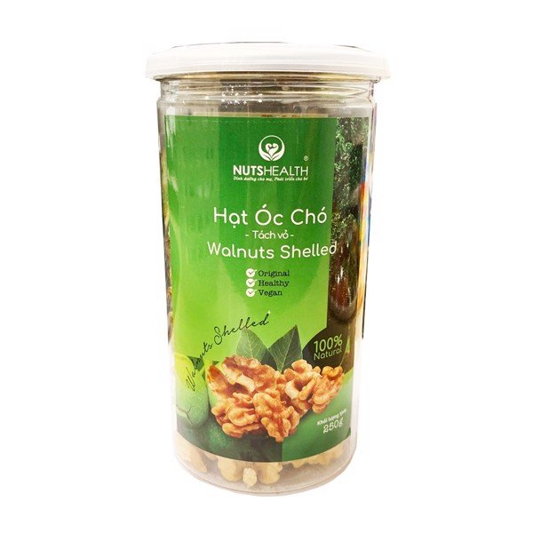 HẠT ÓC CHÓ TÁCH VỎ NUTSHEALTH 250G