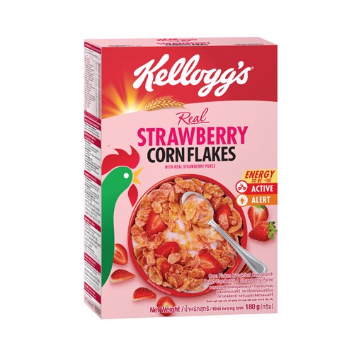 NGŨ CỐC DINH DƯỠNG DÂU VÀ BẮP HIỆU KELLOGG'S 180G