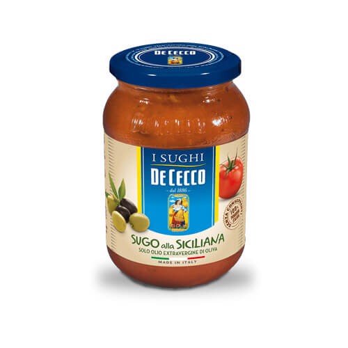 NƯỚC SỐT CÀ VÀ RAU CỦ SICILIA DE CECCO 400G