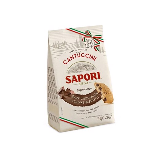 BÁNH BISCOTTI CHOCOLATE GIÒN SAPORI 175G