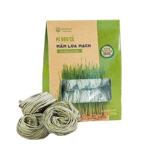 MÌ MẦM LÚA MẠCH HỮU CƠ ANPASO 300G