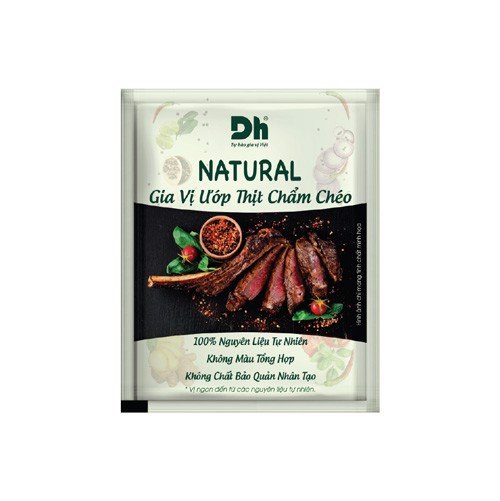 GIA VỊ ƯỚP THỊT CHẨM CHÉO NATURAL DH FOODS 10G