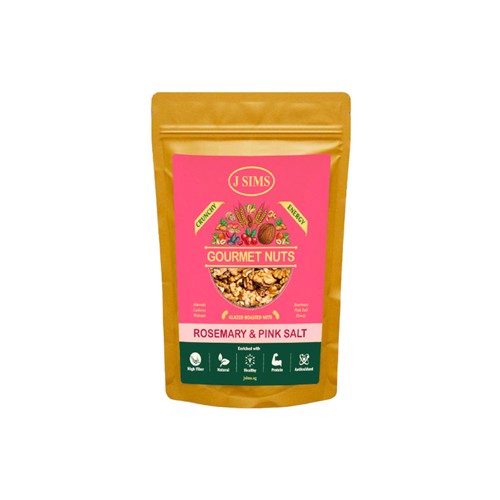 HẠT RANG MUỐI HỒNG VÀ HƯƠNG THẢO J SIM GOURMET NUTS 200G