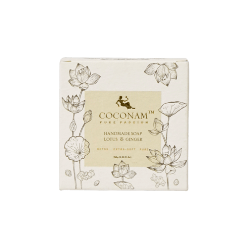 XÀ BÔNG DƯỠNG ẨM HOA SEN & GỪNG COCONAM 150G
